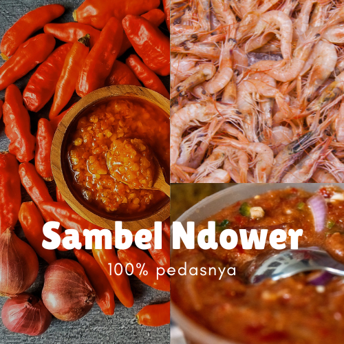 

Sambel Ebi Pedas Mantap 100% Cabe Asli Ndower