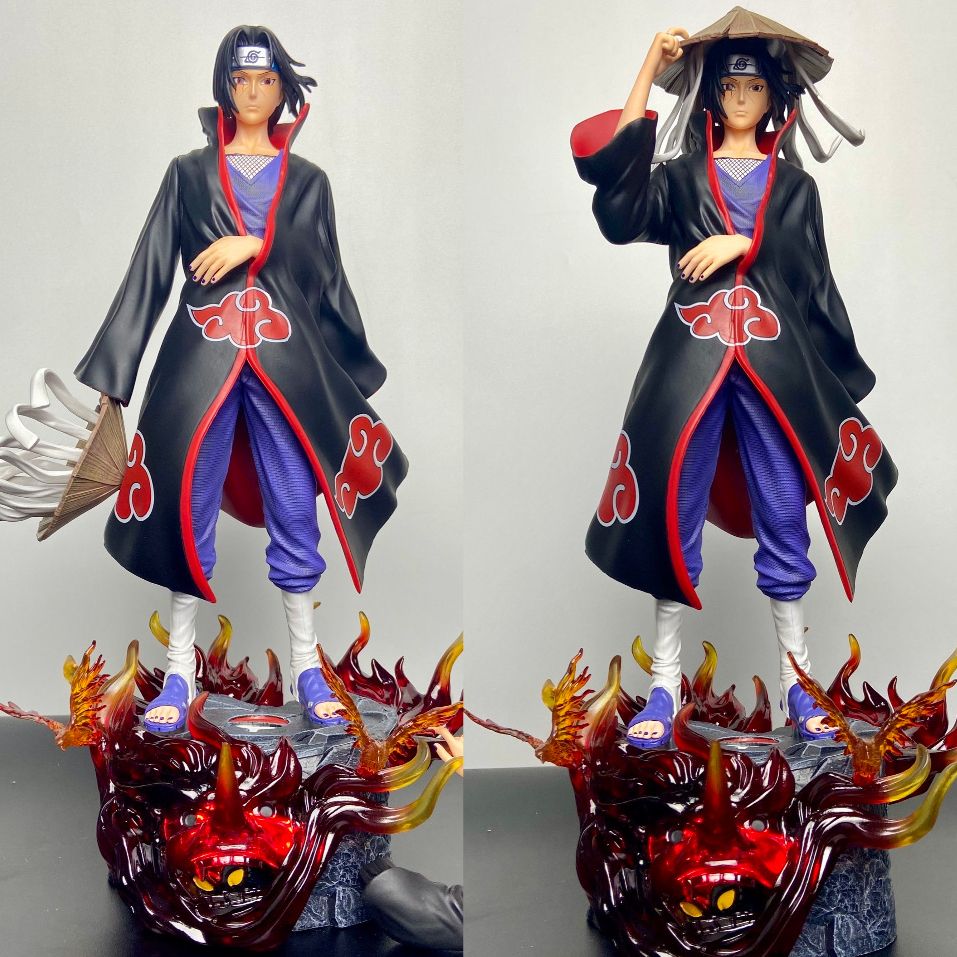[ Foto Asli ] Statue Naruto Shippuden [ CW Studio ] Hitachi Uchiha LED Design