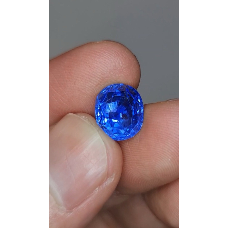 Natural Blue Sapphire Srilanka 6,5 CT No Heated Memo GRI