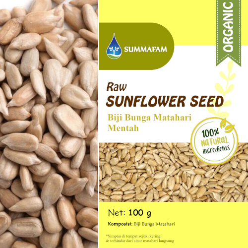 

summafam biji bunga matahari kupas mentah - raw sunflower seed super