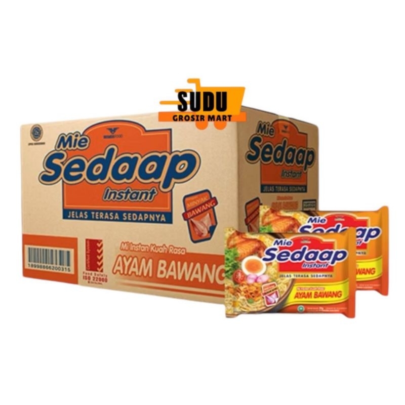 

MIE SEDAAP RASA AYAM BAWANG 1 DUS