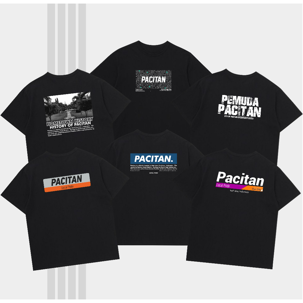 Kaos Pacitan Tshirt Iconik Khas Kota Pacitan