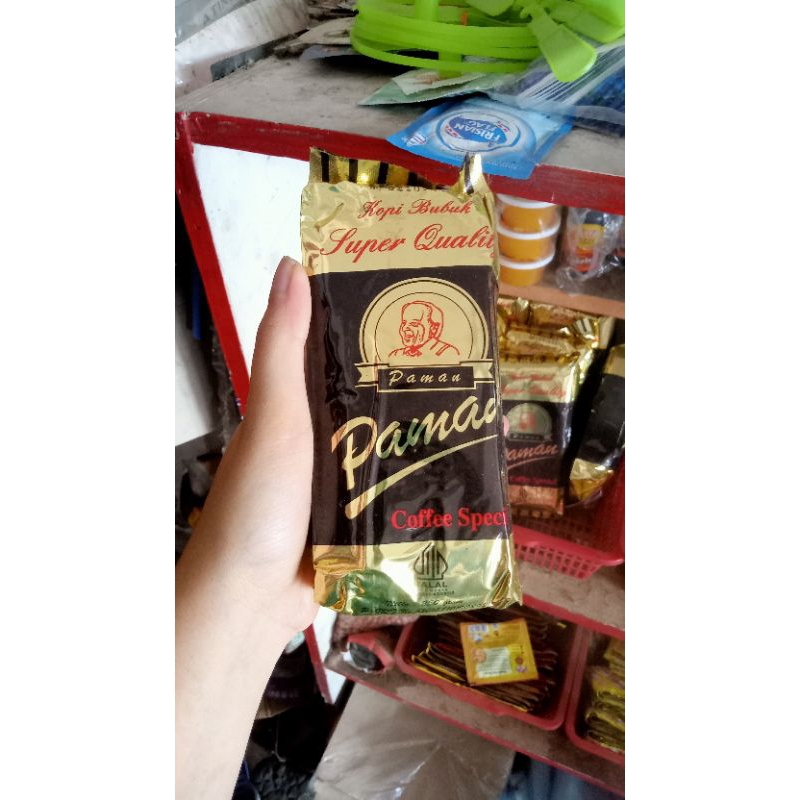 

kopi bubuk hitam cap paman 100gr 250gr