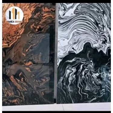 Granit Lantai Savona Palma gold/Palma white 60x120 Glazed polished