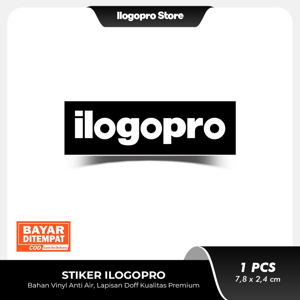 

Stiker Ilogopro Official (Bijian) | Bahan Vinyl Anti Air Doff Premium