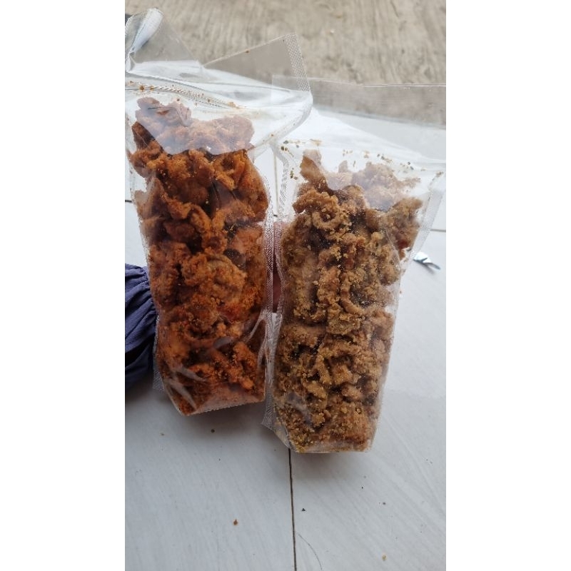 

KERIPIK KULIT AYAM GURIH PEDAS 300gr,500gr