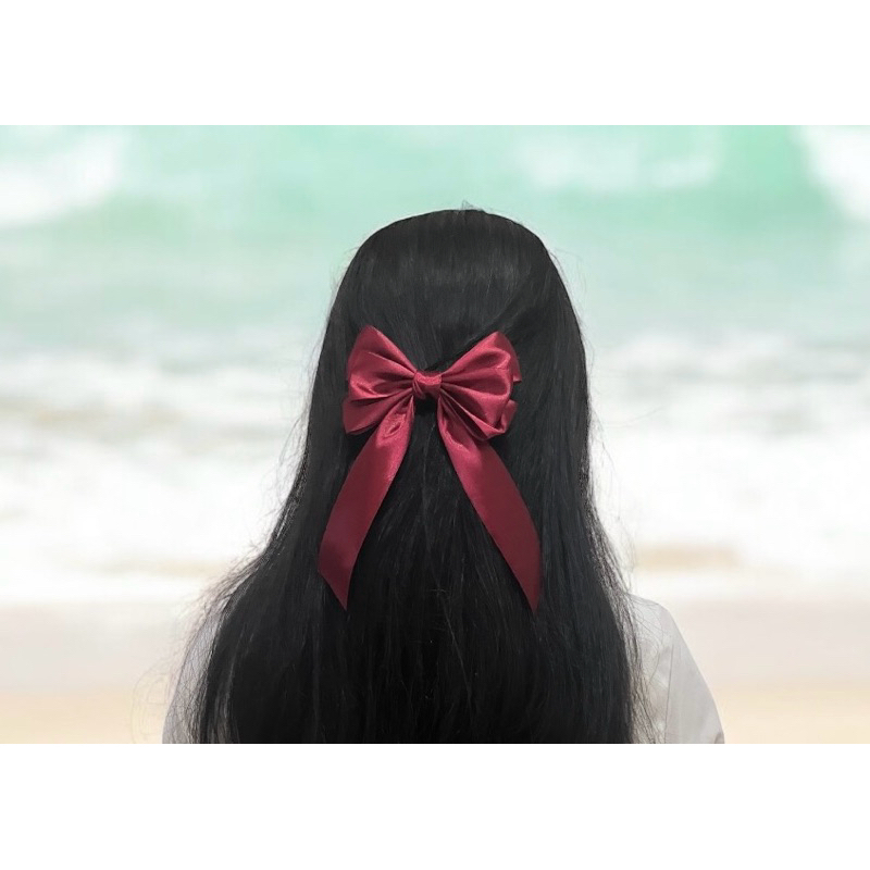 Pita Rambut Korea Style / Jepit Rambut Korea Bahan Satin