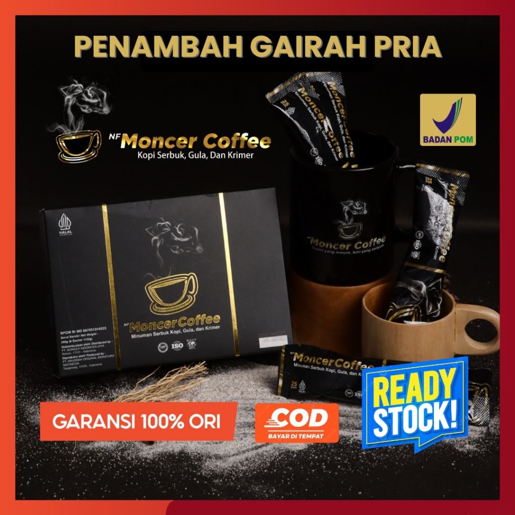 

Monceer Coffee Original Kopi Kuat Tahan Lama Di Ranjang Penambah Stamina Gairah Pria Hubungan Intim