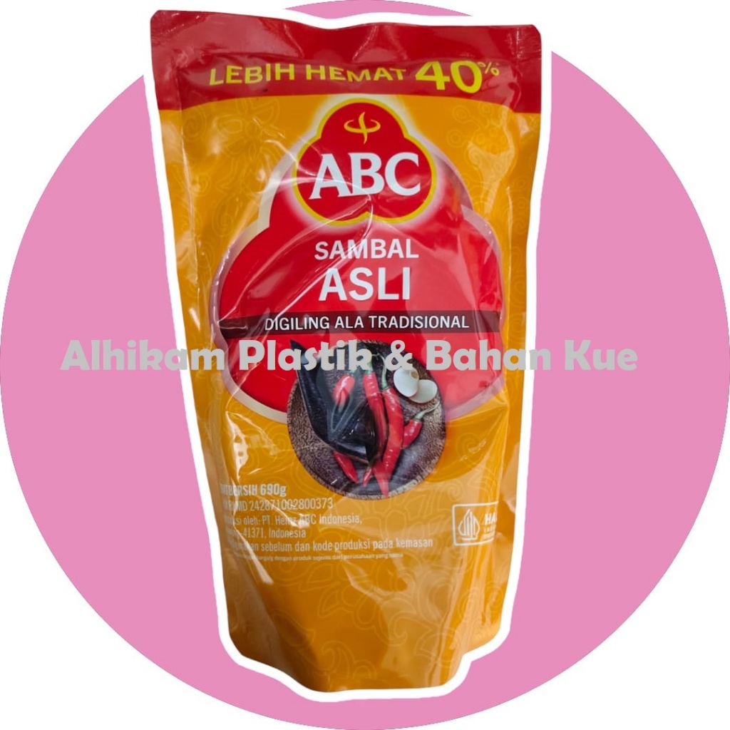 

ABC Saus Sambal Asli ABC Kemasan Pouch 690gr