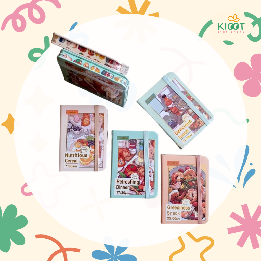 

Kioot - Agenda Tali A7 Notebook / Buku Diary Catatan / Jurnal Tali Warna Aesthetic Cooking JZ-56117
