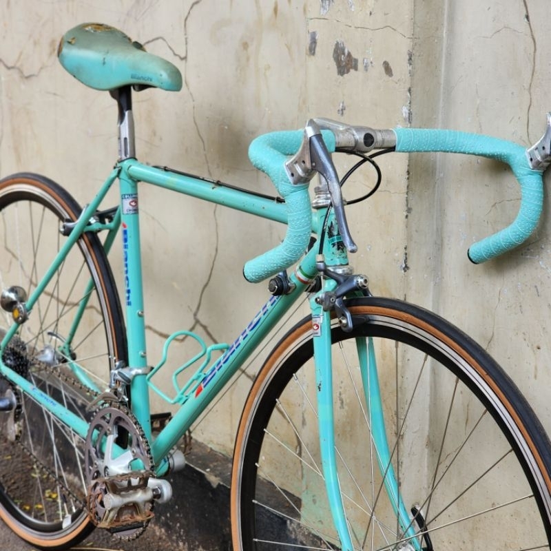Roadbike Vintage  Sepeda Balap Jadul Bianchi Suntour GPX Italy