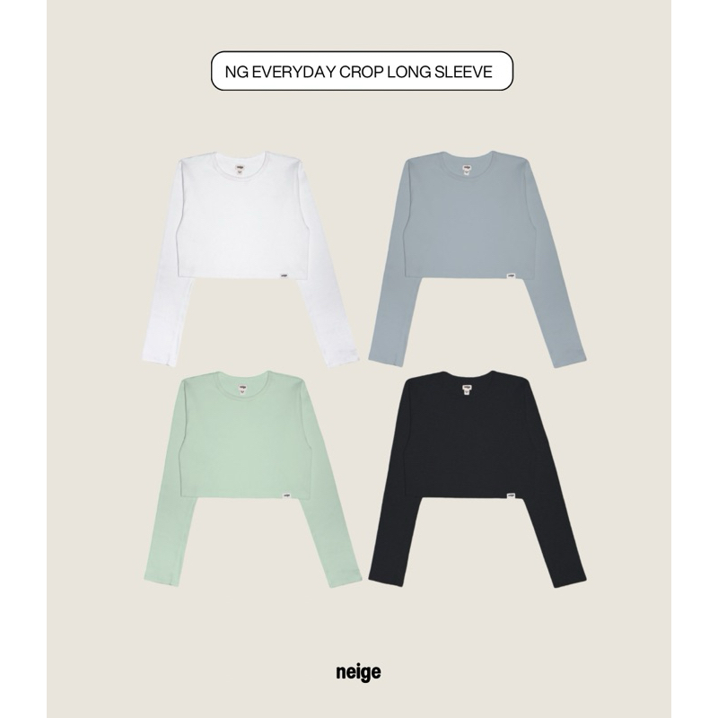 NEIGE - NG Everyday Crop Long Sleeve