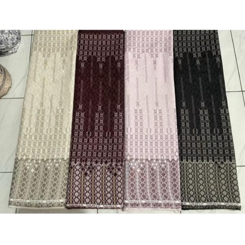 Katun TOYOBO PRINT dan DIOR SILK Premium Motif JIHAN//Kain Katun Adem//Bahan Kemeja Pria//Katun Toyo