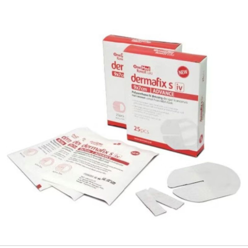 Dermafix IV 9x7 cm - IV Dressing box isi 25