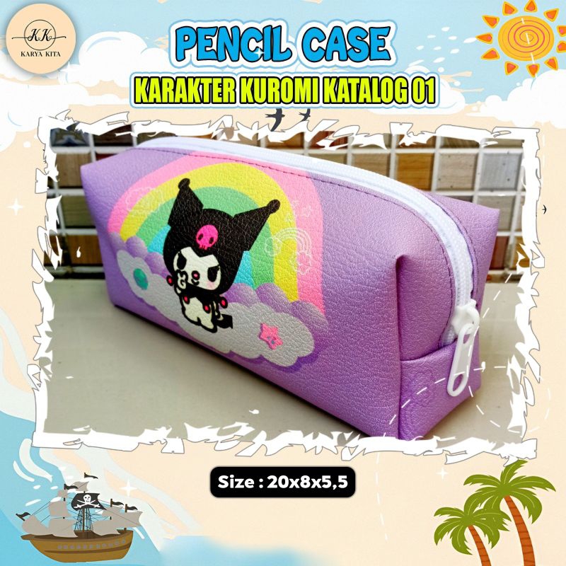 

MIX PENCASE | kotak pensil karakter KUROMI KODE 02