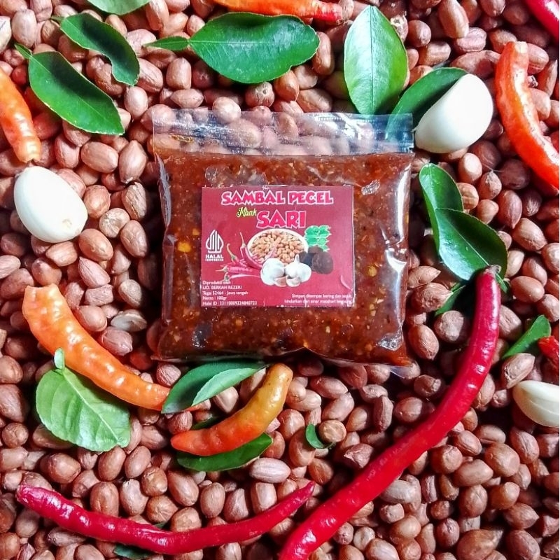 

Sambel Pecel Bumbu Pecel Sambal Kacang Asli tanpa bahan pengawet 100 gram- Sambel Pecel Mbak Sari tu