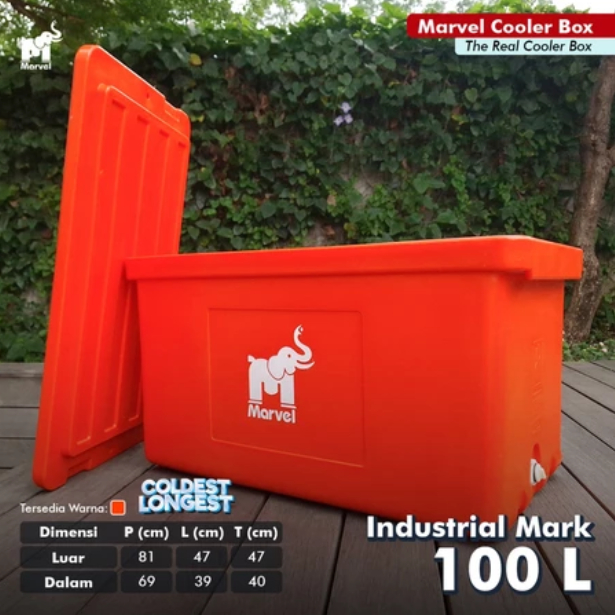 Marvel Cooler Box ice 100 L / Marina Cool Box Es 100  Lion Star 100 Liter