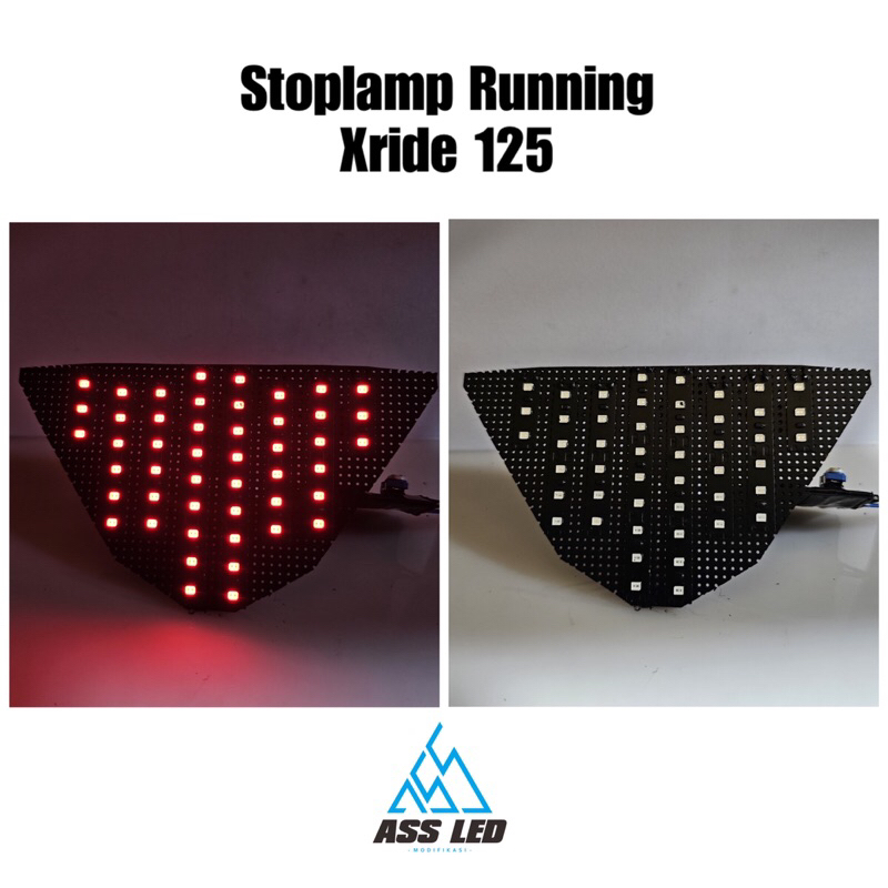 Stoplamp Running Lampu Running Xride 125 / Yamaha X-Ride New 125cc 11 Mode Led Strip