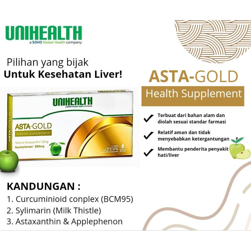 UNIHEALTH ASTA-GOLD Health Suplement