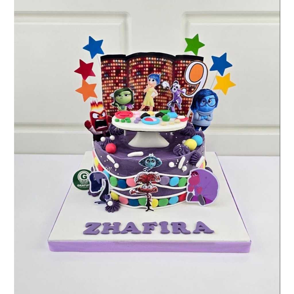 

CAKE TEMA INSIDE OUT / KUE ULANG TAHUN