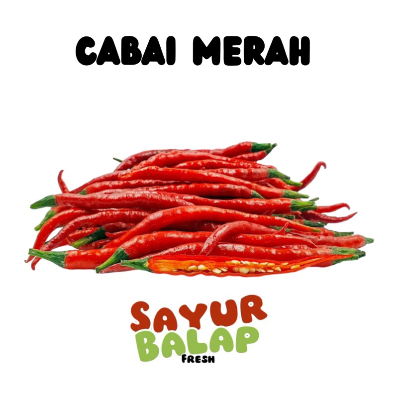 

Cabai Merah Keriting 100gr Cabe Merah Kriting Lombok Merah