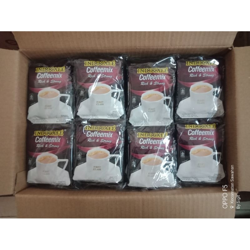 

Indocafe Coffemix Rich & Strong isi 12 Renceng (120 Sachet x 27gr)