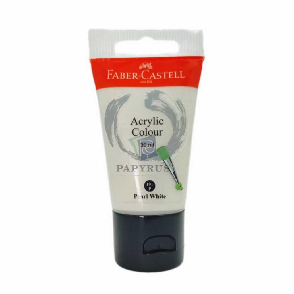 

CAT ACRYLIC / CAT AKRILIK / ACRYLIC PAINT FABER CASTELL 30ML PEARL WHITE