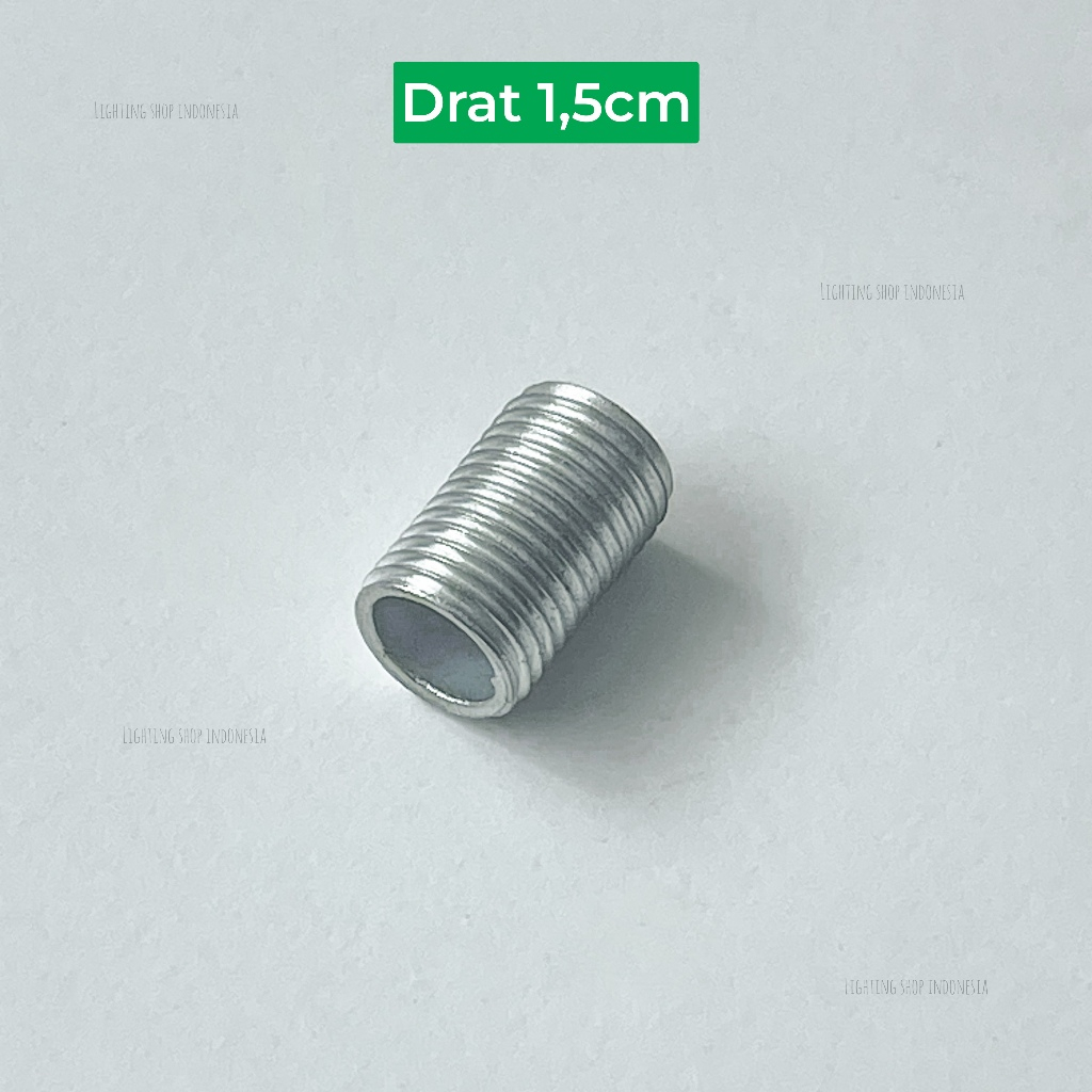 Besi drat as pipa 8mm sparepart panjang 1.5cm 2cm 2.5cm 3.5cm sparepart ( bisa custom )