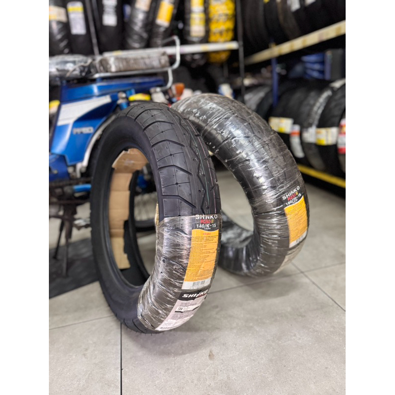 BAN TUBELESS E230 R 180/70 R15 & 140/90 R15 SHINKO [ ORIGINAL NEW!! ]