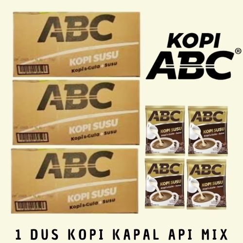 

1 DUS KOPI ABC KOPI SUSU SACHET ISI 120PCS