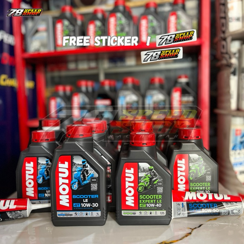 READY STOCK Oli Motor Oli Mesin Motul Original Motul 100% Motul Gp Power Motul Scooter Expert Oli Mo