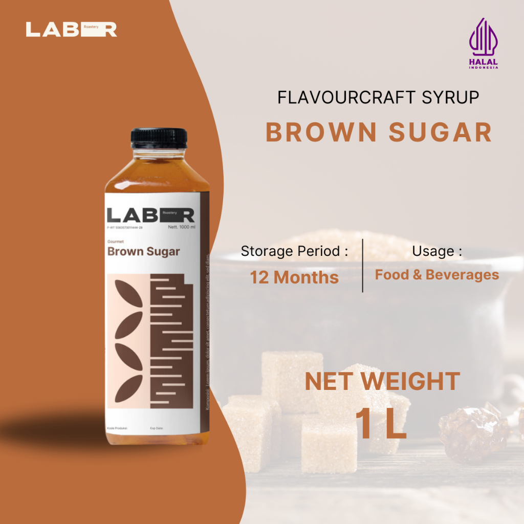 

LABR Brown Sugar Syrup (Sirup Gula Aren) 1L