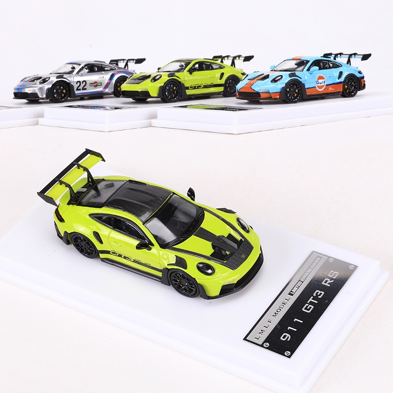 Street Weapon Porsche 992 GT3 RS LMLF Porsche 911 GT3 RS 1:64 Diecast Mini Scale Mobil Miniatur