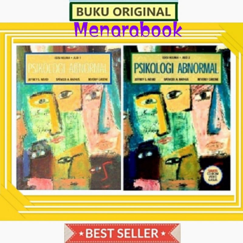 (Original).  Psikologi Abnormal Edisi 5 Jilid 1 dan 2 - Jeffrey S Nevid