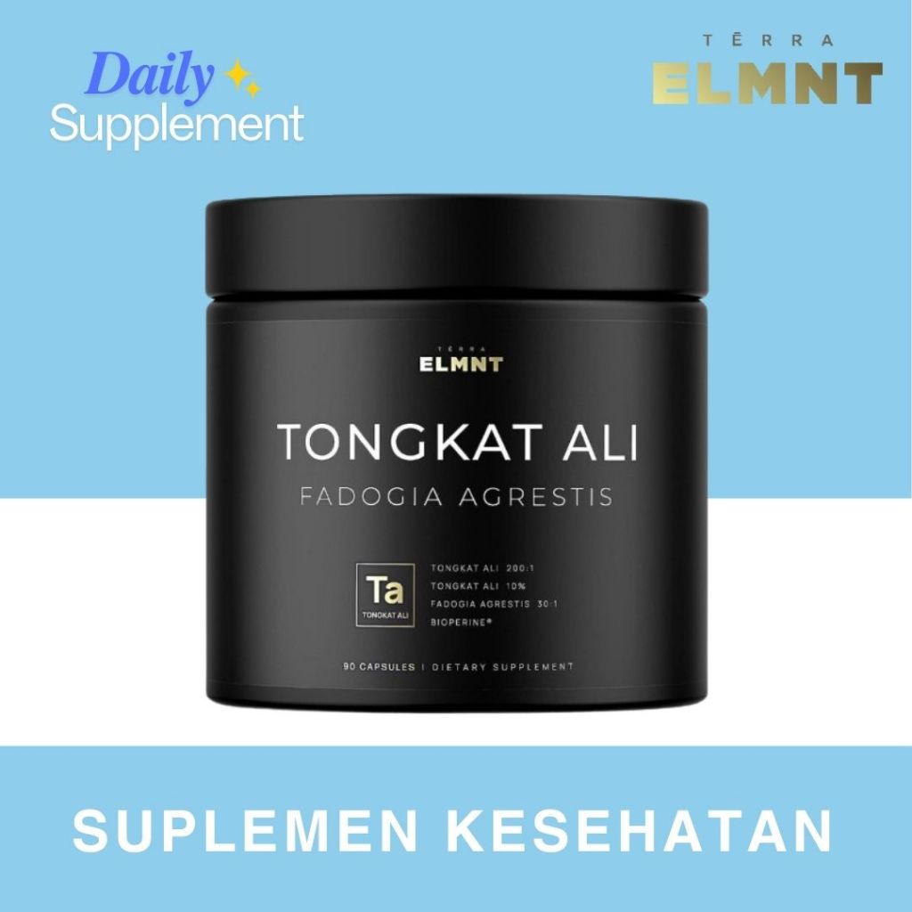 TERRA ELMNT Tongkat Ali Fadogia Agrestis 228,000mg for Men-90 Capsules