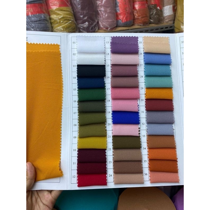 

[3,5cm] Pita Rawis Ceruty Babydoll/ Chiffon/ Sifon untuk Dekorasi Undangan Kado Buket