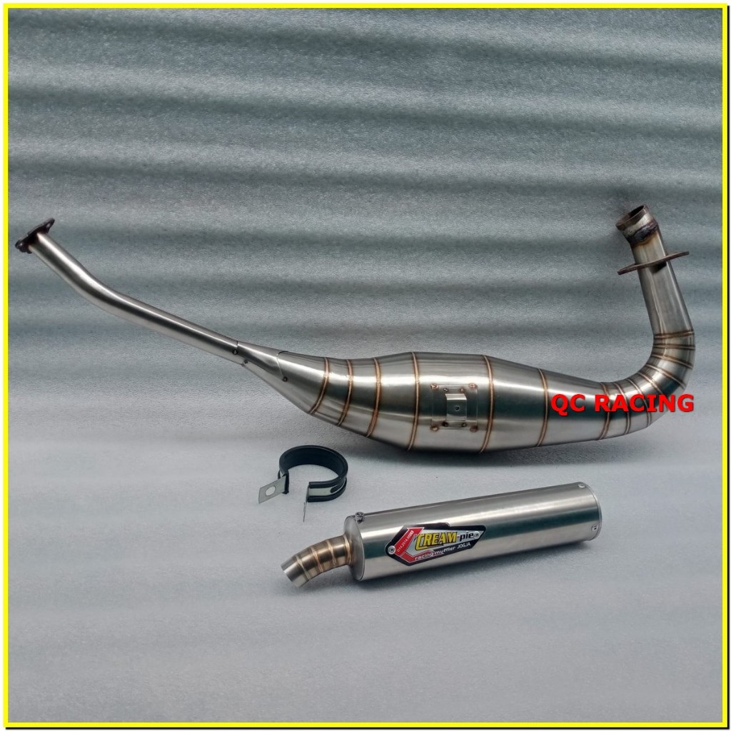 Knalpot Ninja R RR SS Creampie Stainless Non Cobra