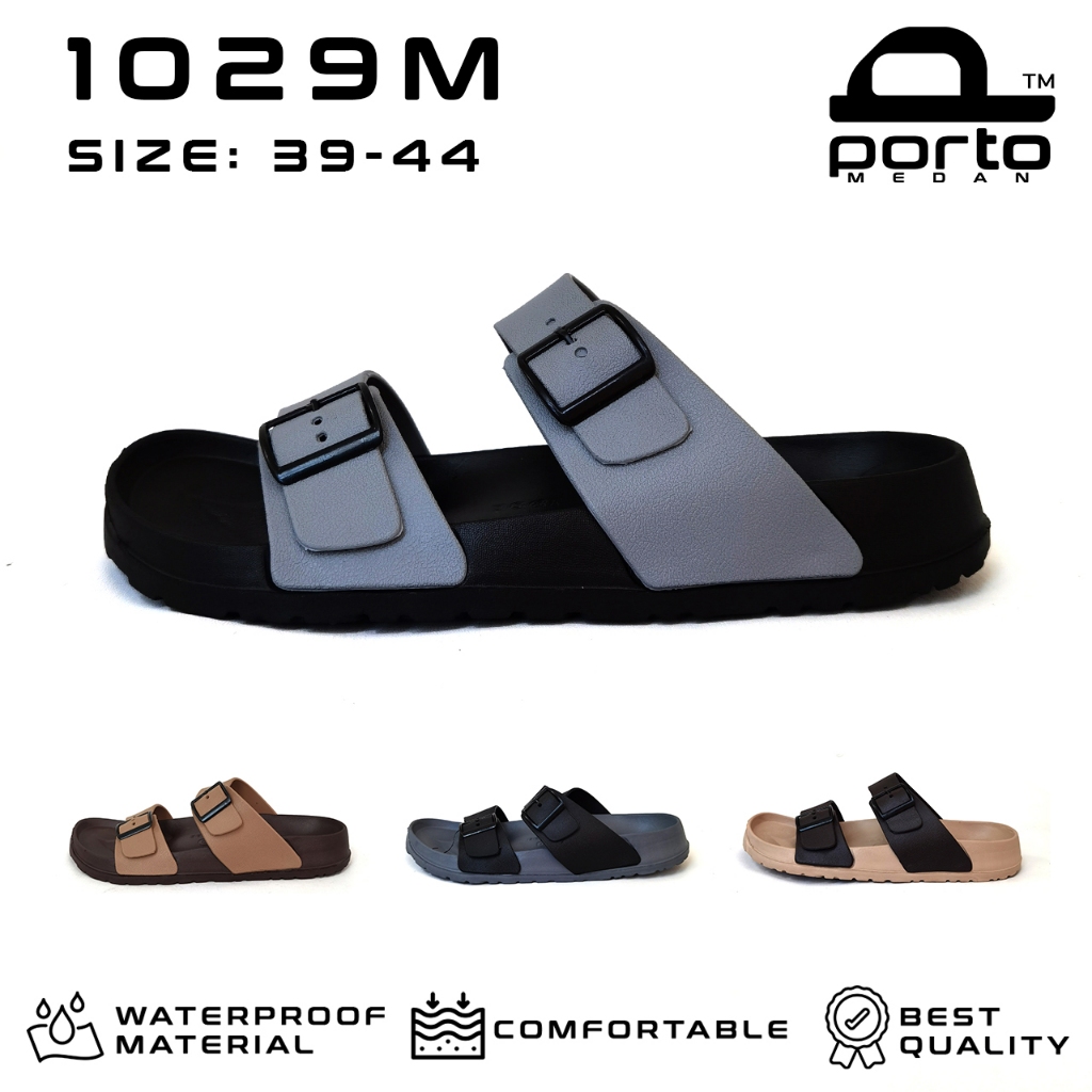 Porto 1029M Sandal Selop Pria Karet