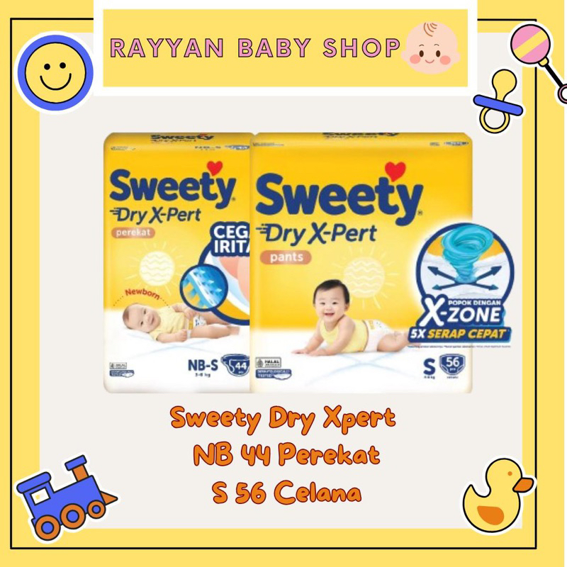 Sweety Bronze Xpert NB S 44 Perekat S66 Celana Pampers Sweety