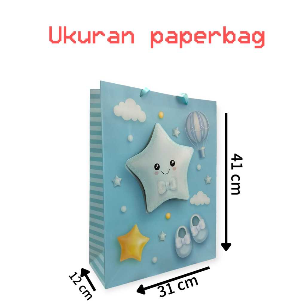 

PAPER BAG KADO BABY BOY / PAPER BAG KADO BABY GIRL / GOODIE BAG BABY / TAS KADO BABY BOY/GIRL