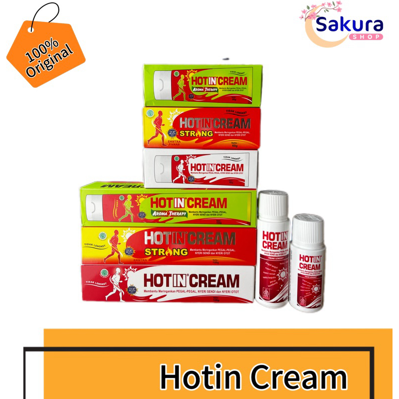 Hotin Cream Botol Tube Strong Aroma