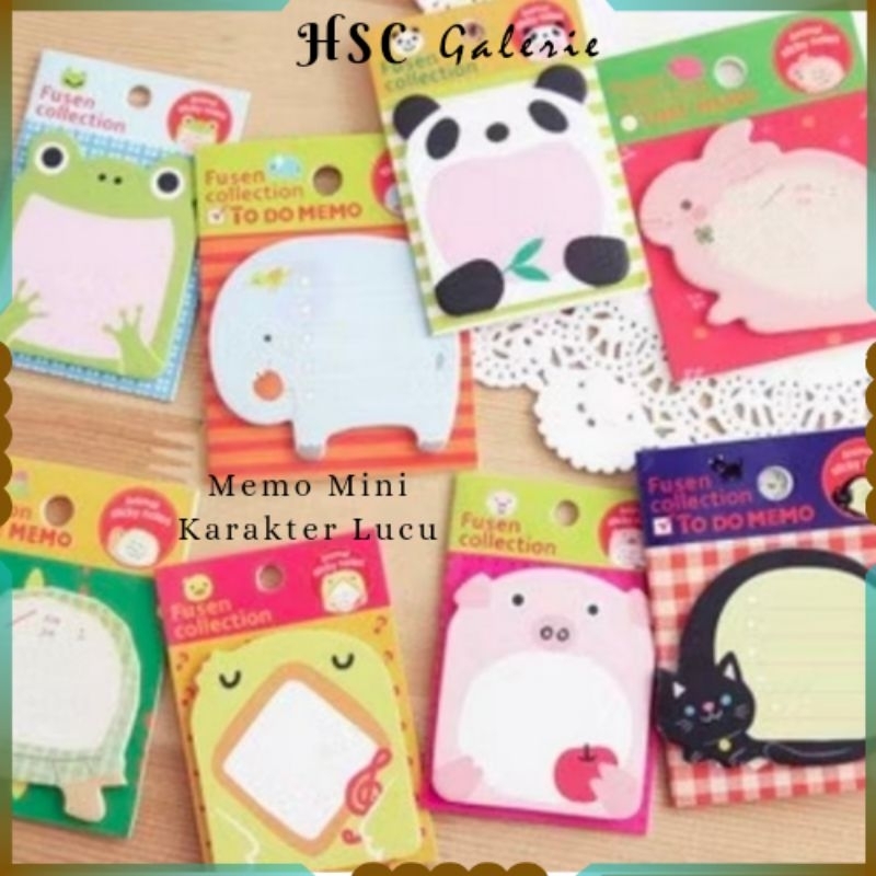 

HSC Memo mini Karakter Kartun / Buku Tulis mini / Note Book Mini