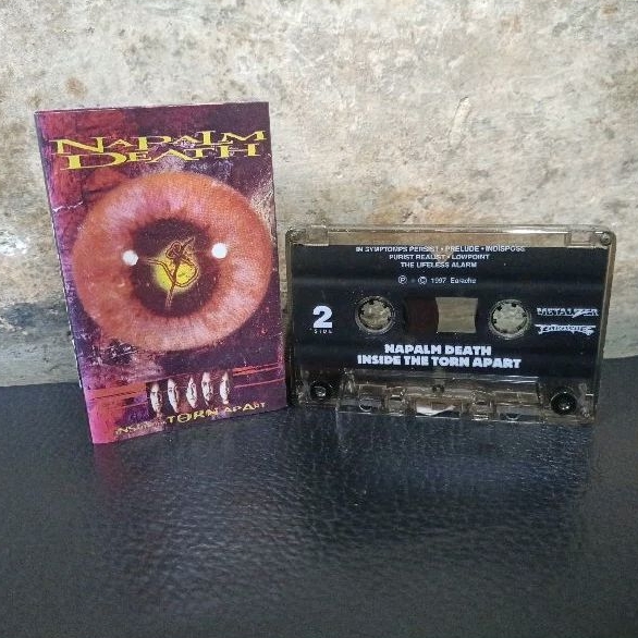 kaset pita napalm death VG kaset metal original