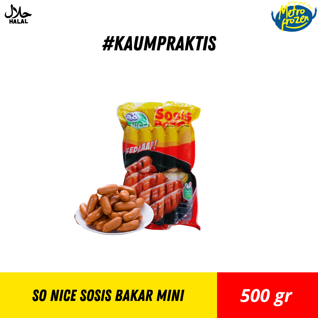 

So Nice Sosis Bakar Mini 500gr