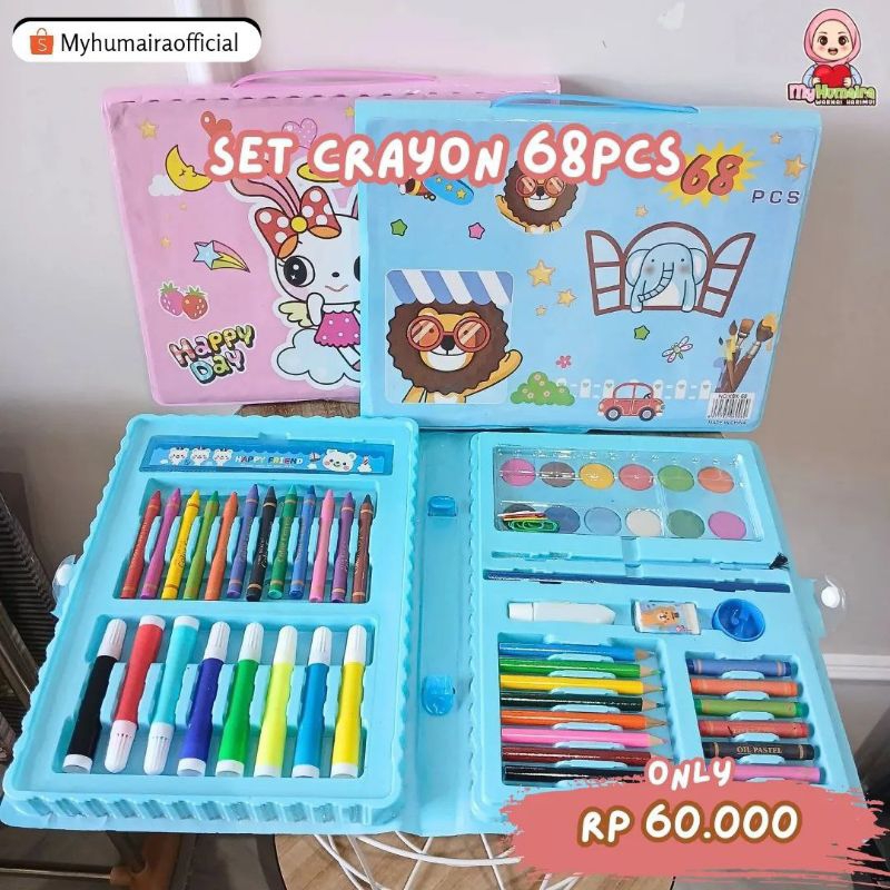 

[TENGGARONG] SET CRAYON 68PCS