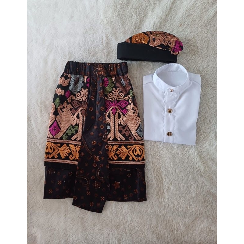 setelan busana adat Bali anak /baju adat Bali anak laki laki