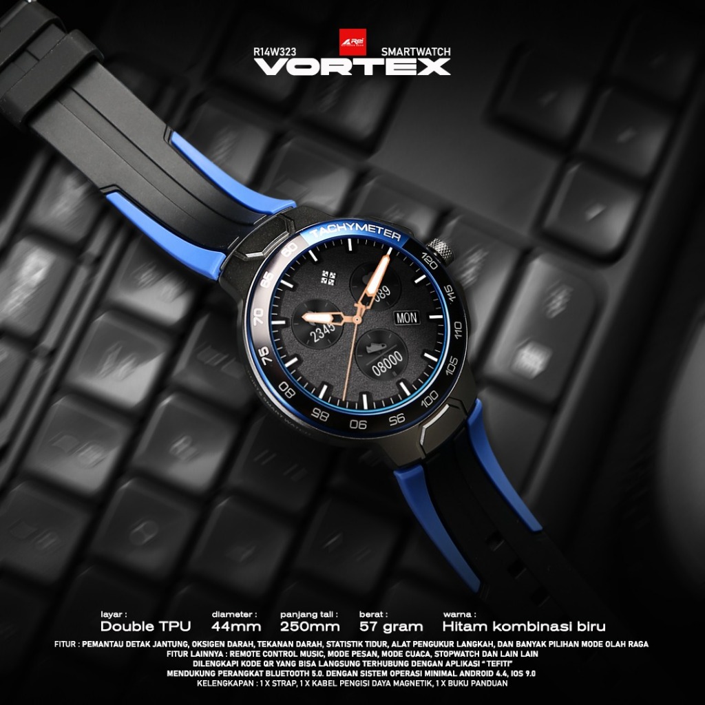 Smartwatch Pria Vortex Arei Outdoorgear