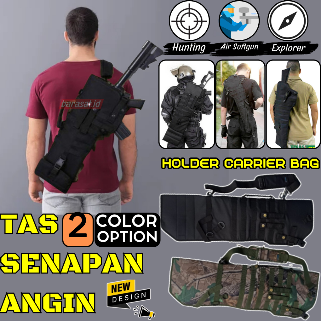 Tas PCP Hatsan Flash Holder Multipump Kantong Sarung Sanapan Angin Airsotgan Untuk Semua Jenis dan M