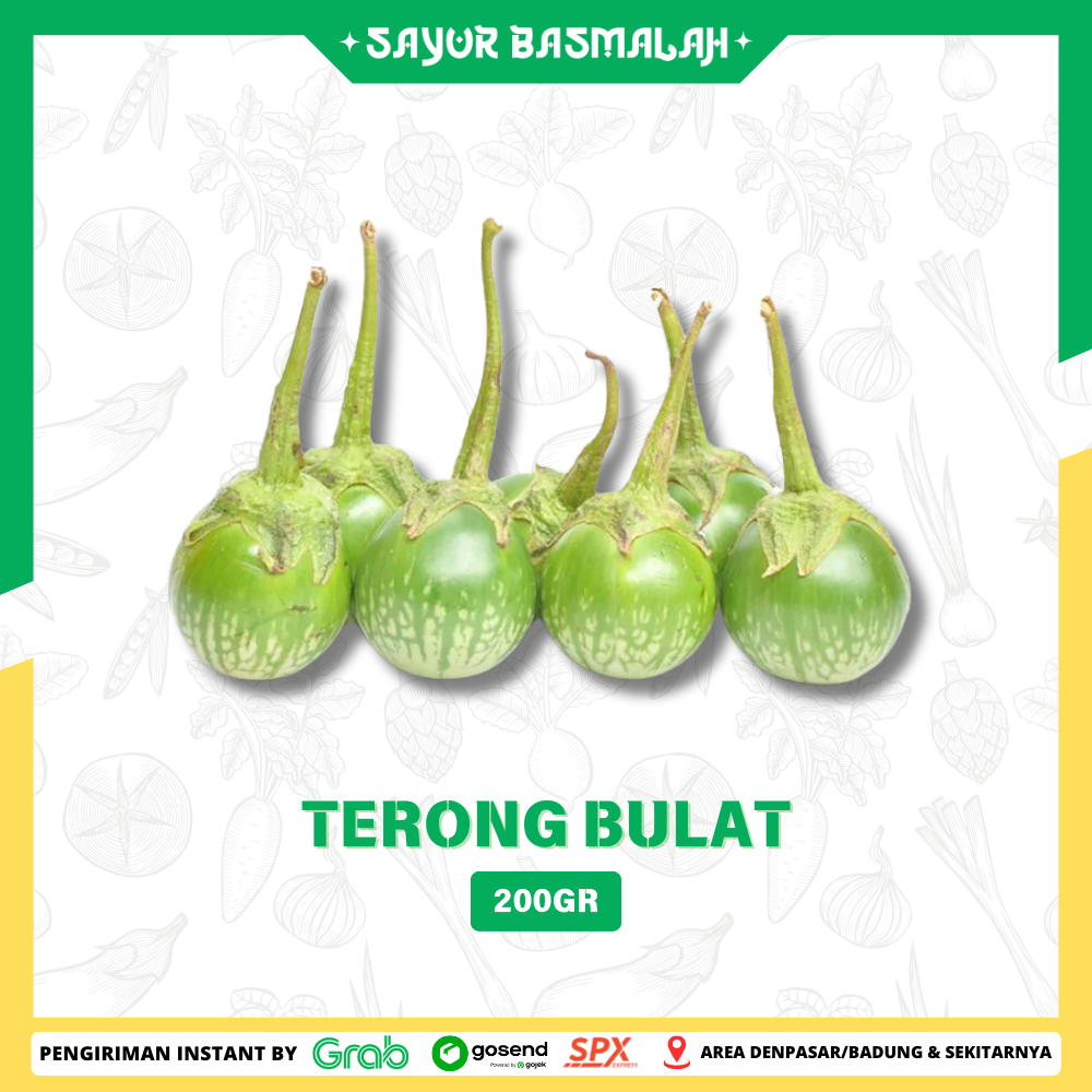 

Terong Bulat 200gr - Sayur Basmalah