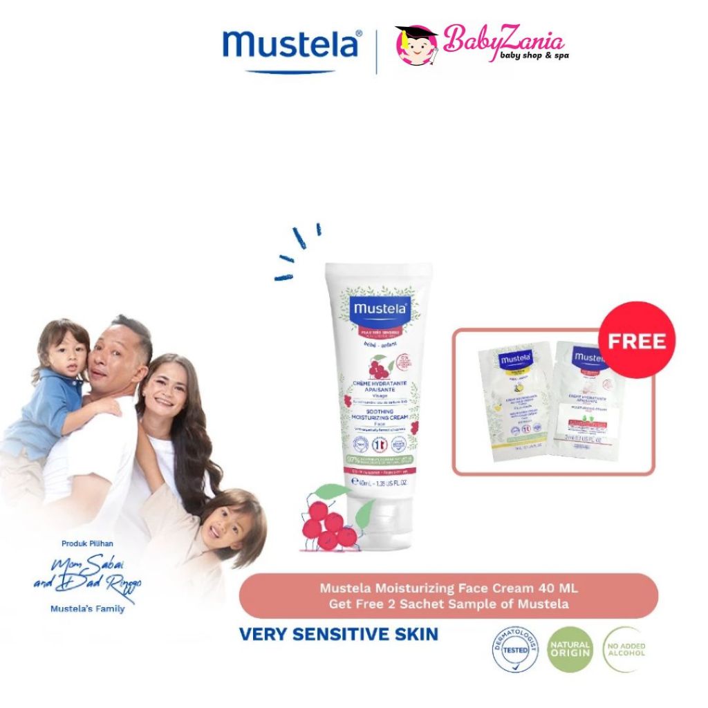 Mustela Moisturizing Cream Face 40ml Face Cream